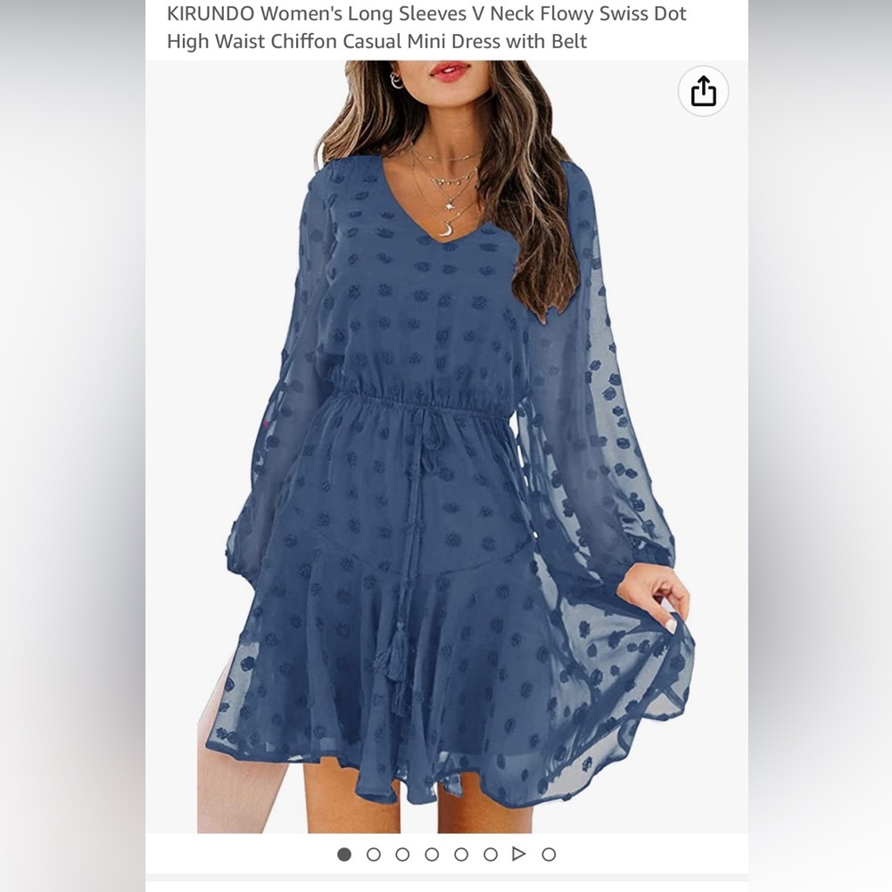 Kirundo blue dress, NWT size medium
